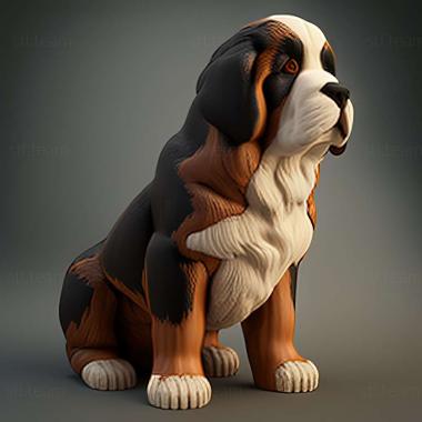 3D модель Бернская гончая собака (STL)